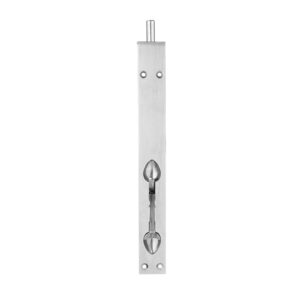 Lever lock. Turned at the tip. Flush-mounted. Tongue in galvanized calibrated steel.Surface-mounted bolt 421V